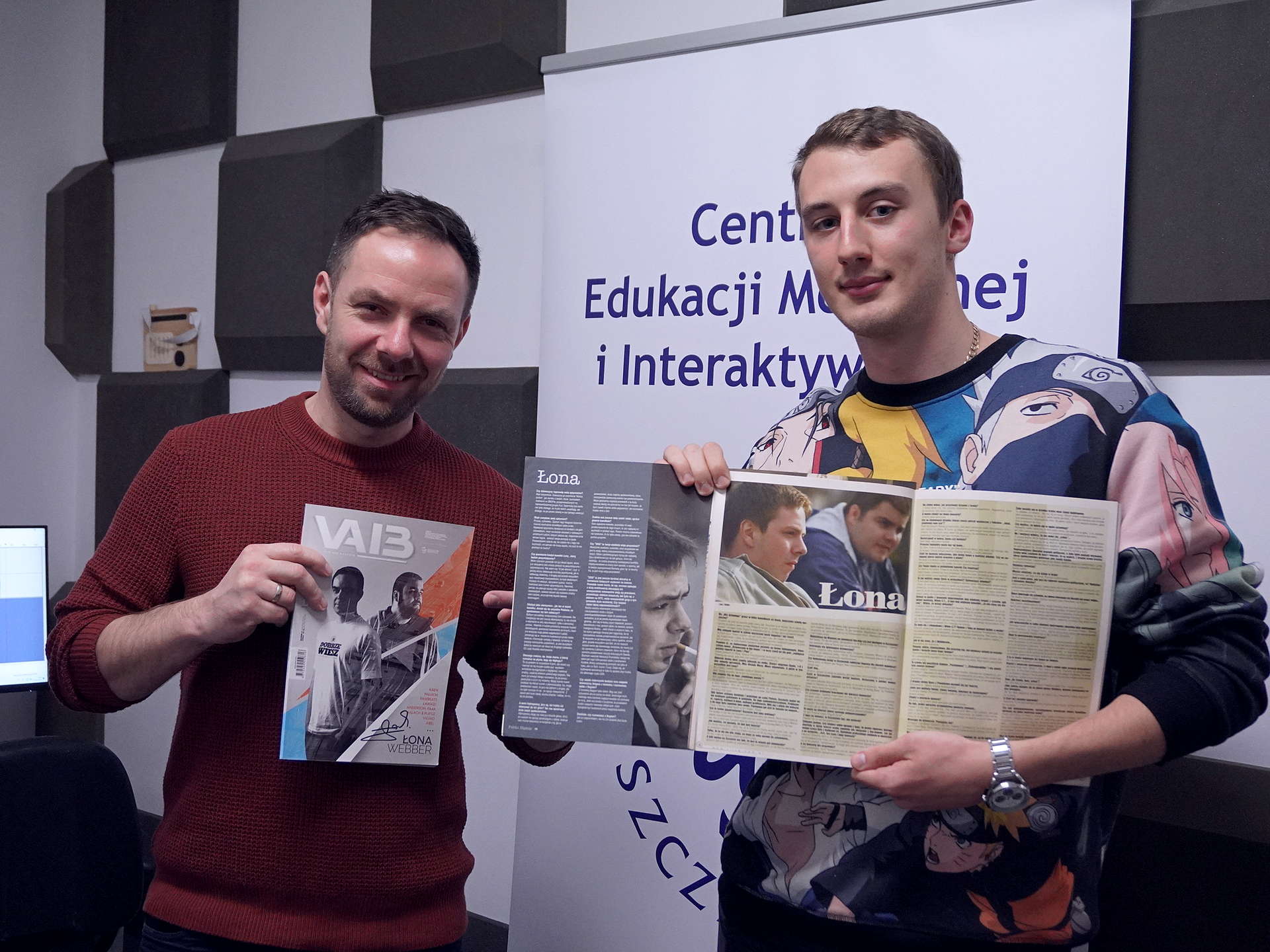 Łona w studiu NiUS Radia - odcinek inaugurujący cykl podcastów o hip-hopie Łukasza Sobańskiego