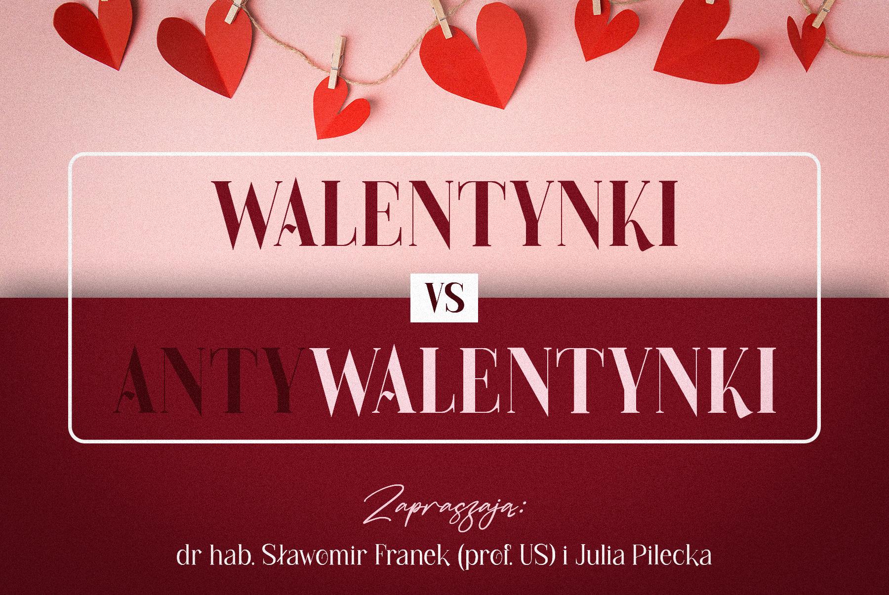 Muzyczne Walentynki - zapraszają Julia Pilecka i Sławomir Franek